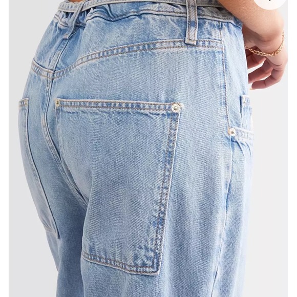 We The Free Curvy Outlaw Wide Leg Pants in‎ Drizzle | NWOT - Picture 13 of 16